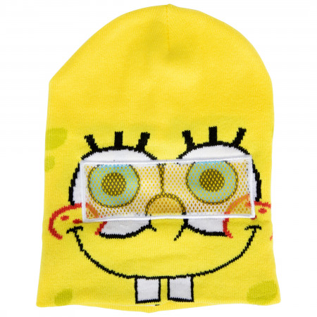 SpongeBob SquarePants Face Pull Down Mask Beanie